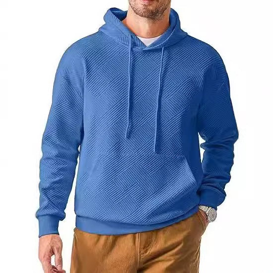 Men's Fleece-Lined Sweater For Autumn And Winter