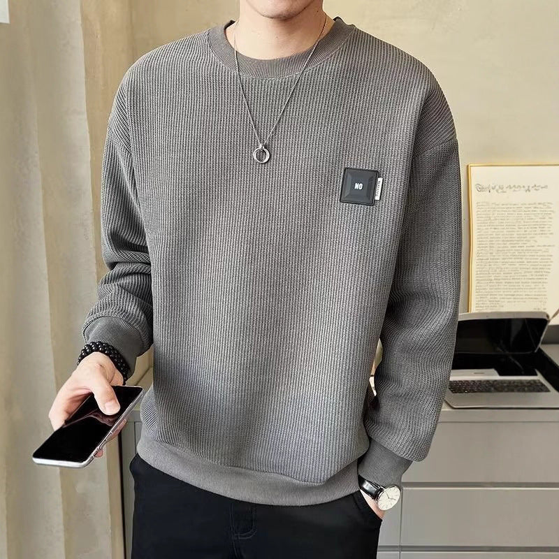 Men's Round-Neck Autumn Long-Sleeve Sweater