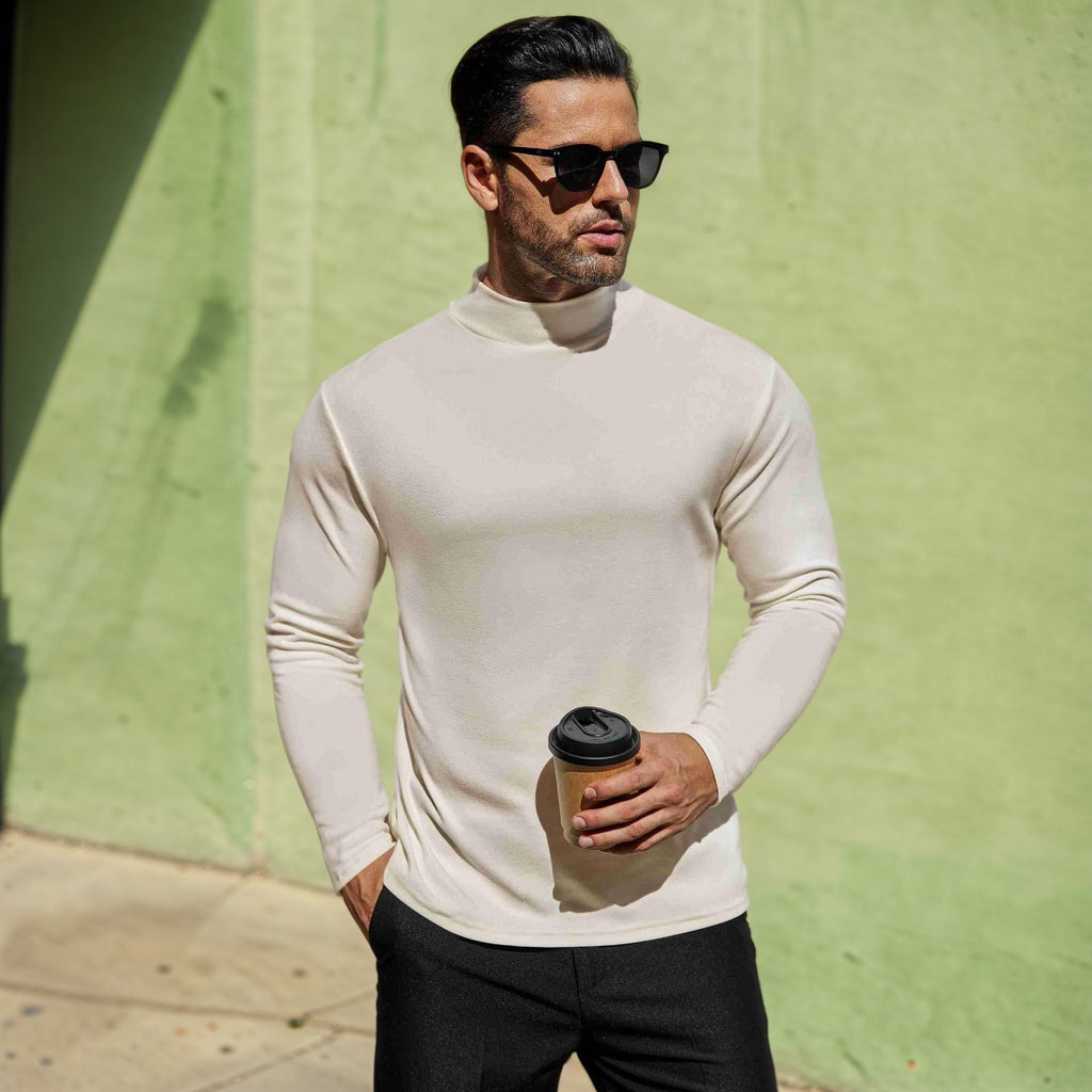 Mens Long Sleeve T-shirt Top