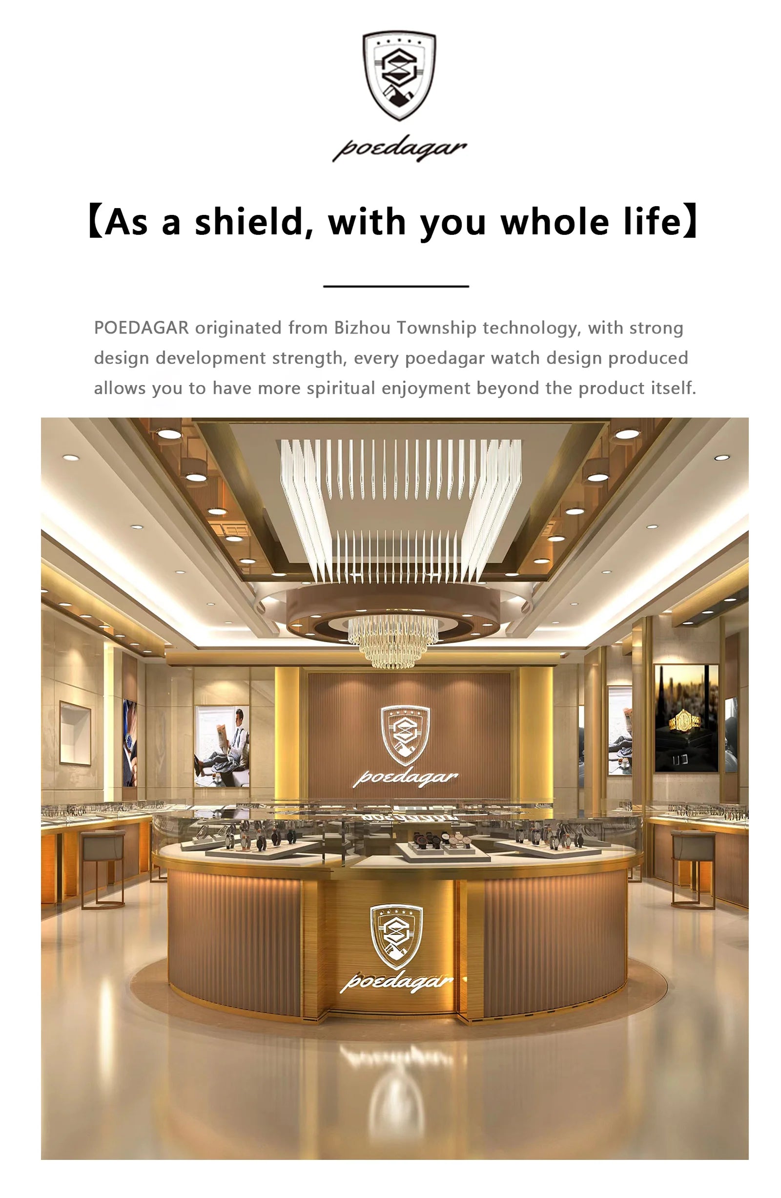 POEDAGAR Luxury Business Men's Wristwatch Stainless Steel Waterproof Luminous Man Watch Date Week Fashion Quartz Watches For Men