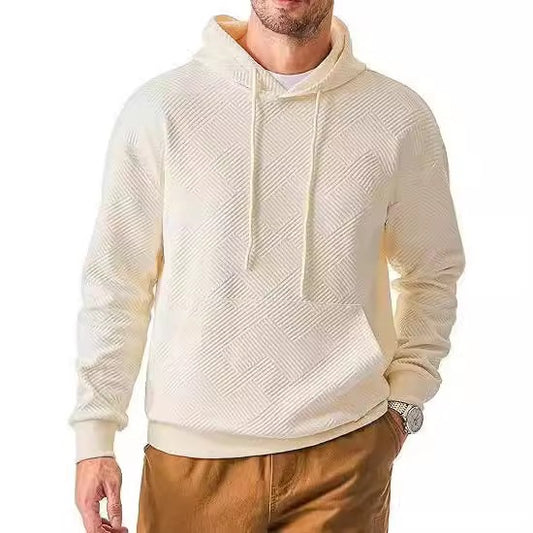 Men's Fleece-Lined Sweater For Autumn And Winter